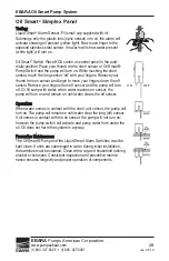 Предварительный просмотр 26 страницы EBARA Oil Smart ESS100 Operating Instructions, Installation & Maintenance Manual