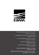 EBARA OPM 100 Installation Manual preview