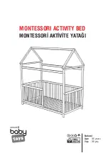 Предварительный просмотр 1 страницы ebebek MONTESSORI ACTIVITY BED BYP-70140 Assembly Instructions Manual