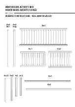 Предварительный просмотр 4 страницы ebebek MONTESSORI ACTIVITY BED BYP-70140 Assembly Instructions Manual