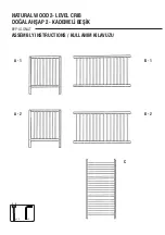 Предварительный просмотр 4 страницы ebebek NATURAL WOOD 2-LEVEL CRIB BYP-ULSNAT Assembly Instructions