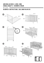 Предварительный просмотр 5 страницы ebebek NATURAL WOOD 2-LEVEL CRIB BYP-ULSNAT Assembly Instructions