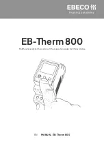 Preview for 1 page of EBECO 8581610 Manual