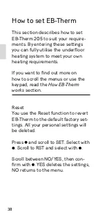 Preview for 40 page of EBECO EB-Therm 205 Manual