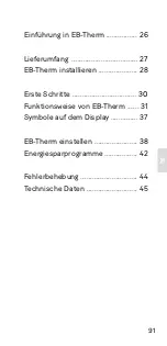 Preview for 93 page of EBECO EB-Therm 205 Manual