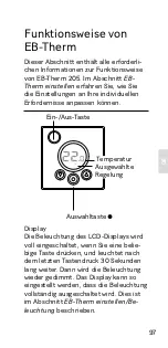 Preview for 99 page of EBECO EB-Therm 205 Manual