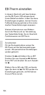 Preview for 106 page of EBECO EB-Therm 205 Manual