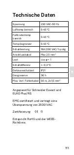 Preview for 113 page of EBECO EB-Therm 205 Manual