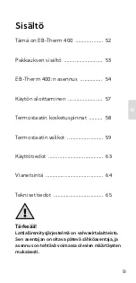 Preview for 53 page of EBECO EB-Therm 400 Manual