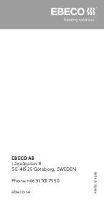 Preview for 84 page of EBECO EB-Therm 400 Manual