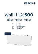 Предварительный просмотр 1 страницы EBECO Wall Flex 500 Manual