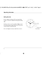 Preview for 8 page of Ebel Quartz Operating Instructions Manual