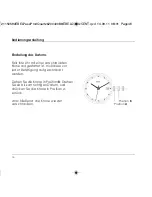 Preview for 16 page of Ebel Quartz Operating Instructions Manual