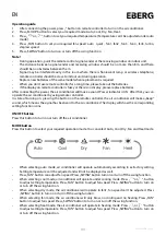 Предварительный просмотр 43 страницы Eberg AORI E25-09 Instruction Manual