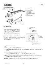 Предварительный просмотр 9 страницы Eberg CONVY Instruction Manual