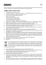 Preview for 30 page of Eberg ELIO E35T1 User Manual