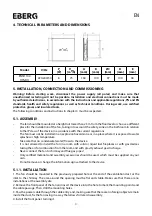 Preview for 8 page of Eberg ENSO 100 HYGRO Manual