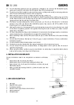 Предварительный просмотр 9 страницы Eberg IXU 2000 Instruction Manual