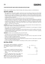 Preview for 8 page of Eberg Q1 Instruction Manual