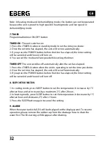 Preview for 32 page of Eberg QUBO Q40HD User Manual