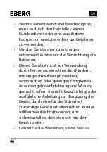 Preview for 46 page of Eberg YODA Y30HD User Manual