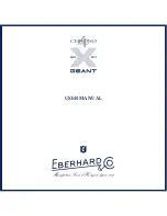 Eberhard Chrono 4 X Geant User Manual preview