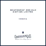 Eberhard SCAFOGRAF 200 DLC User Manual preview