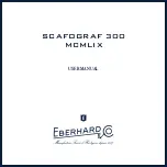 Eberhard SCAFOGRAF 300 MCMLIX User Manual preview