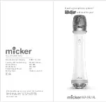 Предварительный просмотр 2 страницы ebest MICKER Manual