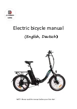 eBike KAISDA Manual preview