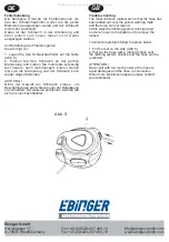 Предварительный просмотр 4 страницы Ebinger HOBBY WT 100 User Instructions