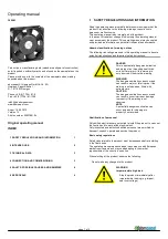 ebm-papst 3956 M Operating Manual preview