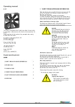 Предварительный просмотр 1 страницы ebm-papst 4414 F Operating Manual