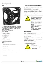 ebm-papst 4550 N Operating Manual предпросмотр