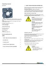 ebm-papst 8218 J/2H4P Operating Manual preview