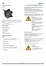 ebm-papst 8556 TA Operating Manual предпросмотр