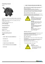 Предварительный просмотр 1 страницы ebm-papst 8556 TV Operating Manual