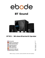 Preview for 1 page of Ebode BTS21 User Manual