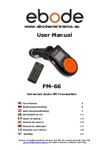 Ebode FM-66 User Manual предпросмотр