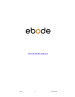 Preview for 72 page of Ebode TAKE 6 IR User Manual