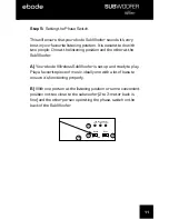 Preview for 11 page of Ebode XDOM SUBWOOFER - PRODUCTSHEET Owner'S Manual And Installation Instructions