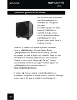 Предварительный просмотр 86 страницы Ebode XDOM SUBWOOFER - PRODUCTSHEET Owner'S Manual And Installation Instructions