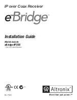 Preview for 1 page of eBridge 4PCRX Installation Manual