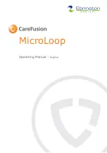 Preview for 1 page of Ebrington Medical CareFusion MicroLoop Operating Manual