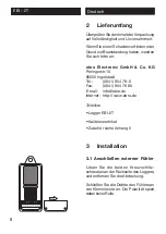 Preview for 8 page of Ebro EBI-2T 100 Series Operating Instructions Manual