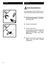 Предварительный просмотр 4 страницы Ebro TFI 400 Instruction Manual