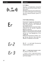 Предварительный просмотр 22 страницы Ebro TFI 500 Manual