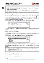 Предварительный просмотр 72 страницы EBS Ink-Jet Systems EBS-6200 User Manual