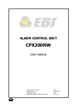 EBS CPX200NW User Manual предпросмотр