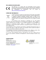 Preview for 2 page of EBS EPX400 Installation And Programming Manual